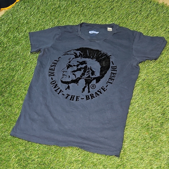 Diesel Designer Charcoal Graphic Tee Vintage - Picture 4 of 6
